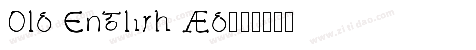 Old English Wd字体转换